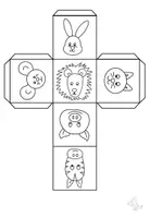 Vorschau - Mal- und Bastelvorlagen - Kunst Grundschule, Würfle dein Fantasietier, fertige Kunststunde - Seite 3
