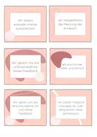 Vorschau - Mal- und Bastelvorlagen - Feedback Regeln für Schüler*innen und Lehrer*innen - Seite 2