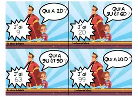 Aperçu - Cartes d'exercices - Atelier super-héros 1 : J'ai, qui a - Page 3