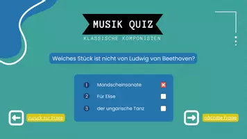 Vorschau - Spiele - Musik Quiz - klassische Komponisten - Interaktives PDF - Deckblatt