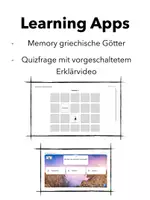 Vorschau - Interaktives Material - griechische Götter - LearningApps Übungen - Deckblatt