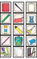 Vorschau - Spiele - School Supplies (Grundschule) - Pairs Game - Seite 2