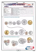 Vorschau - Arbeitsblätter - US money • ABs + Musterlösung (English version) - Seite 1