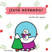 Vista previa - Hojas de trabajo - Está nevando: Contando copos de nieve - Portada