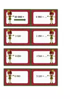 Aperçu - Apprentissages en autonomie - Math Dominos (2) 10 000 =UM CD + UMCD - Page 1