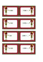 Aperçu - Apprentissages en autonomie - Math Dominos (2) 10 000 =UM CD + UMCD - Page 2