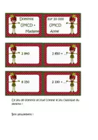 Aperçu - Apprentissages en autonomie - Math Dominos (2) 10 000 =UM CD + UMCD - Page de couverture