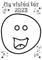 Vorschau - Arbeitsblätter - New Year's Resolution - My vision of 2024 craftivity #Silvesterknaller23 - Seite 1