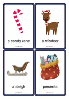 Aperçu - Cartes / Images - Anglais : Christmas Flashcards - 24 mots de Noël - The British Fox - Page 2