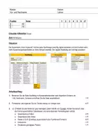 Vorschau - Klassenarbeiten - Klassenarbeit Tabellenkalkulation "Kassenbeleg" - Seite 3
