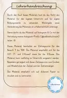 Vorschau - Fördermaterial/Inklusion - Zahlendarstellung von 1 bis 100 - Seite 1