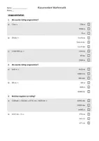 Vorschau - Test - Multiple-Choice-Klassenarbeit Einheiten - Seite 1