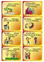 Vorschau - Stationenlernen - Stop and Swap Cards Simple Past vs Present Perfect - Seite 1