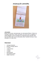 Vorschau - Mal- und Bastelvorlagen - Kunst Grundschule, Bastle einen Jahreskalender, Kalender - Seite 1