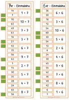 Vorschau - Stationenlernen - Klammerkarten "Einmaleins / 1x1" - 1er bis 10er-Reihe mit Selbstkontrolle - Seite 2