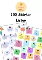 Vorschau - Fördermaterial/Inklusion - Meine Stärken - 3 Listen mit 150 Stärken - Stärkenlisten - Seite 1