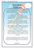 Vorschau - Stationenlernen - Conversation cards B1-C1: Talk about ... Past year and new year - Seite 1