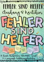 Vorschau - Poster - "Fehler sind Helfer" Buchstabenaushang & Kärtchen - Deckblatt