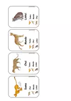 Vorschau - Unterrichtsreihen - Swahili Vocabulary Card Game Animals II - Seite 2