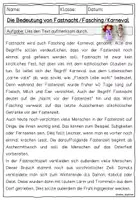 Vorschau - Stundenentwürfe - Fasching / Karneval / Fastnacht ARBEITSHEFT inkl. Lösungen Grundschule - Seite 3