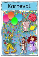 Vorschau - Stundenentwürfe - Fasching / Karneval / Fastnacht Symbolkarte / Transparenzkarte Grundschule - Seite 2