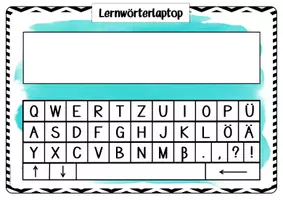Vorschau - Stationenlernen - Lernwörterlaptop - Seite 2
