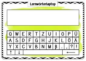 Vorschau - Stationenlernen - Lernwörterlaptop - Seite 3
