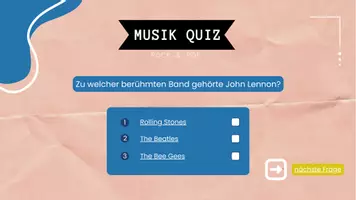 Vorschau - Spiele - Musik Quiz - Rock & Pop - Interaktives PDF - Seite 1