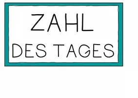 Vorschau - Poster - Zahl des Tages. Tafelmaterial - Seite 1