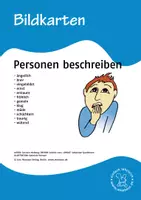 Vorschau - Bildkarten - Bildkarten Deutsch: Personenbeschreibung - Deckblatt