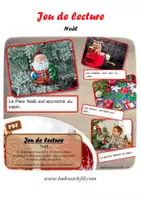 Aperçu - Apprentissages en autonomie - Jeu de lecture - Noël - Page de couverture