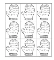 Vorschau - Mal- und Bastelvorlagen - Handschuhe im Warhol-Stil anmalen/gestalten - Seite 2