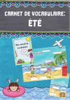 Vorschau - Arbeitsblätter - carnet de vocabulaire: été - Deckblatt