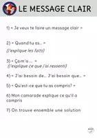 Aperçu - Feuilles d'exercices - Le message clair - Page de couverture