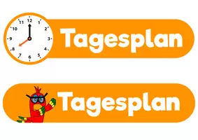 Vorschau - Bildkarten - TAGESPLAN - Tagestransparenz für alle Klassenstufen - Seite 1