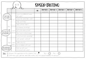 Vorschau - Arbeitsblätter - Speed Dating: Questions with „Did" - Seite 3