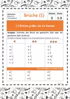 Vorschau - Stundenentwürfe - Stationsarbeit Unterrichtsentwurf Mathe Einführung Brüche - Seite 3