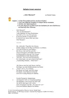 Vorschau - Arbeitsblätter - Arbeitsblatt zu Theodor Fontanes "John Maynard" - Deckblatt