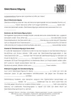 Vorschau - Arbeitsblätter - Gleichberechtigung (Arbeitsblatt mit Erklärvideo) - Seite 3