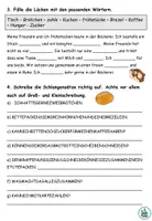 Vorschau - Arbeitsblätter - Übungen "In der Bäckerei" Thema Einkaufen DaZ / DaF - Seite 2
