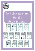 Vorschau - Präsentationen/Tafelbilder - Tagestransparenz Roboter - Deckblatt