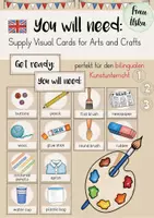 Vorschau - Bildkarten - You will need cards Arts and Crafts Lege bereit Karten Englisch #edukilights22 - Deckblatt
