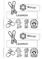 Vorschau - Arbeitsblätter - Lesemini 1 Winter - Seite 1