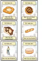 Vorschau - Spiele - Lesespiel "In der Bäckerei" Thema Einkaufen - DaZ / DaF / Deutsch - Seite 3