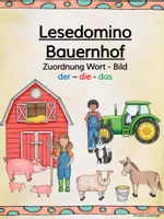 Vorschau - Spiele - DaZ Domino Bauernhof Artikel farbig - Deckblatt