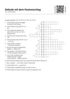 Vorschau - Arbeitsblätter - Sinfonie mit dem Paukenschlag von Josef Haydn - Deckblatt