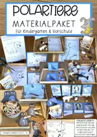 Vorschau - Arbeitsblätter - Polartiere - Set KIGA/Vorschule #silvesterknaller23 - Deckblatt