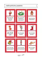 Vorschau - Spiele - Weihnachtliche Lesekette für die 1. bis 3. Klasse (Ich habe...! Wer hat...?) - Seite 3