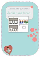 Vorschau - Arbeitsblätter - Materialpaket: Einer und Zehner - Gebärdensprache - Seite 1