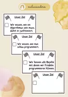 Vorschau - Poster - Zieltransparenzen Programmieren mit dem Beet Bot - Deckblatt